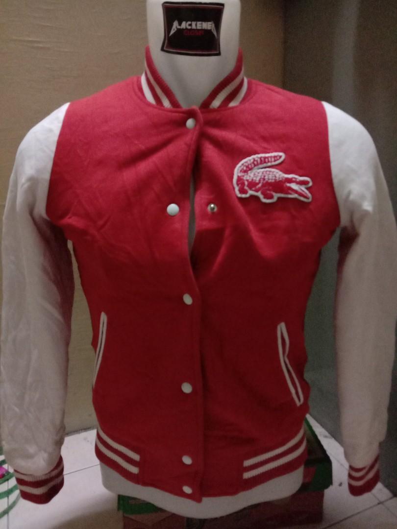Lacoste letterman store jacket