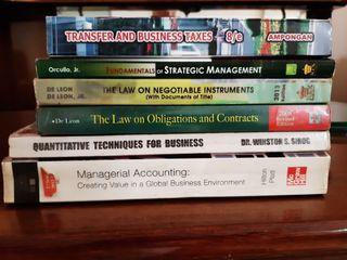 Law, tax and accounting books
