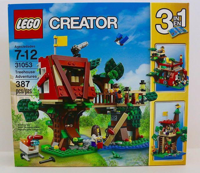 Lego 31053 Treehouse Adventure (Category: Lego & Building Sets) located in Mandaluyong City. Submitted by joppee (Listing ID 1026442497, Image 1). Description: Sealed box Condition 8-9.5 Definitely a fun build for beginners.