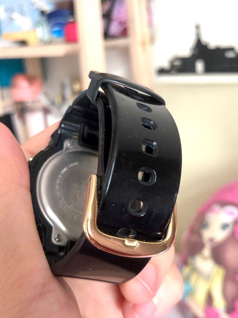 Limited Edition Casio Baby G Black and Gold Watch Luxury Watches
