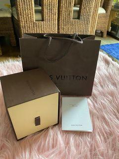 Louis Vuitton – Paper Bag and Box with Blue Ribbon • Original from LV Korea  • Free Shipping, Luxury, Accessories on Carousell