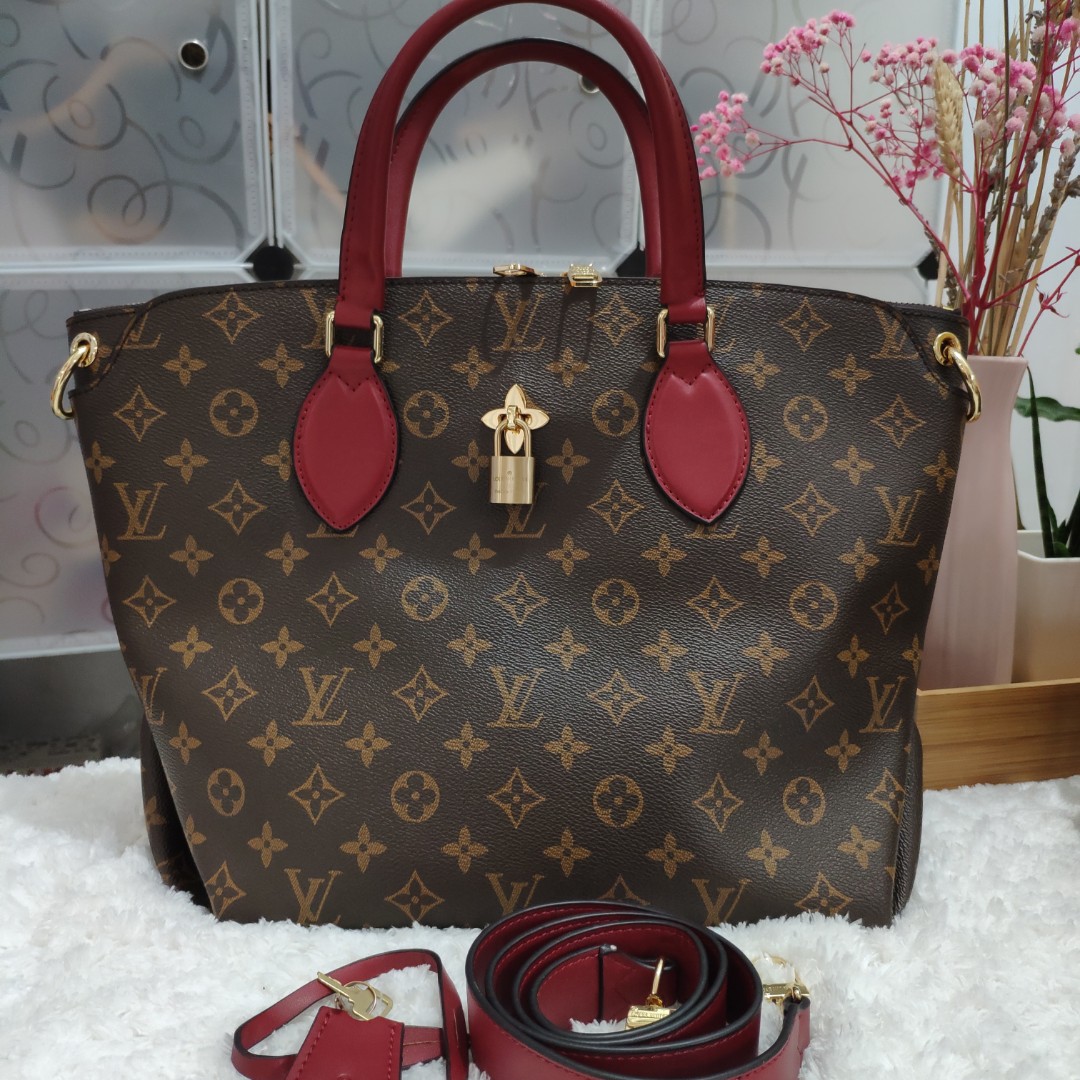 Louis Vuitton Flower Zipped Tote MM Monogram now on luxeitfwd.com