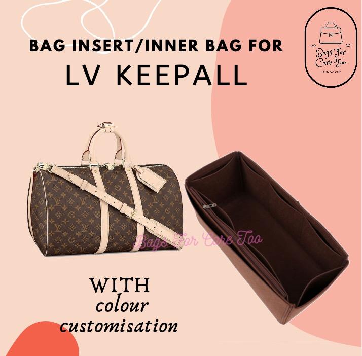 LV Keepall Bag Organiser Insert Organizer, Women's Fashion, Bags & Wallets,  Tote Bags on Carousell