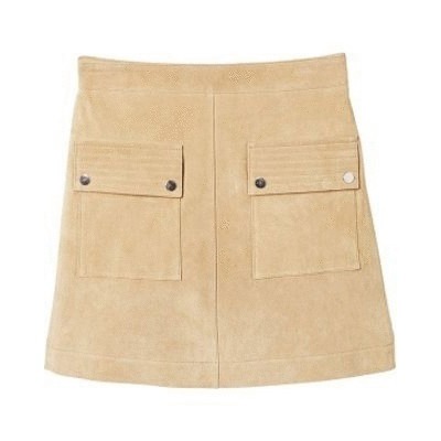 MANGO Pocketed Suede Skirt Women s Fashion Bottoms Skirts on Carousell