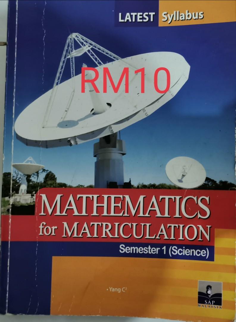 Matrikulasi Buku Matematik Textbooks On Carousell