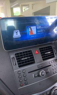 Mercedes W204 C180 C200 Android Player and Reverse Camera Installation 