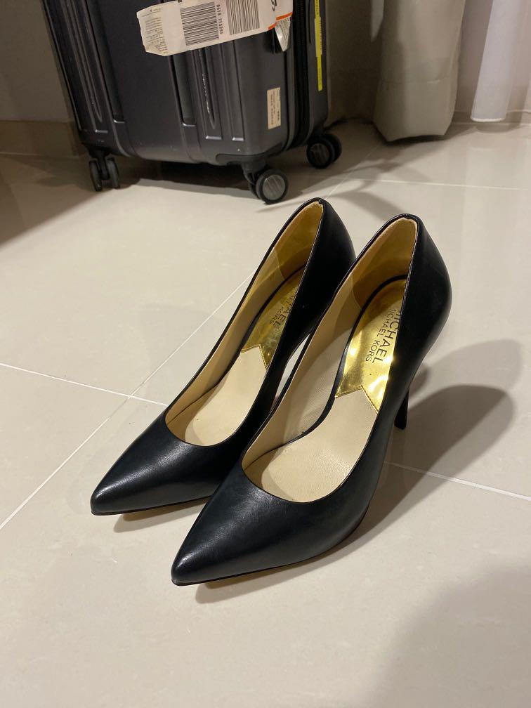 michael kors shoes black heels
