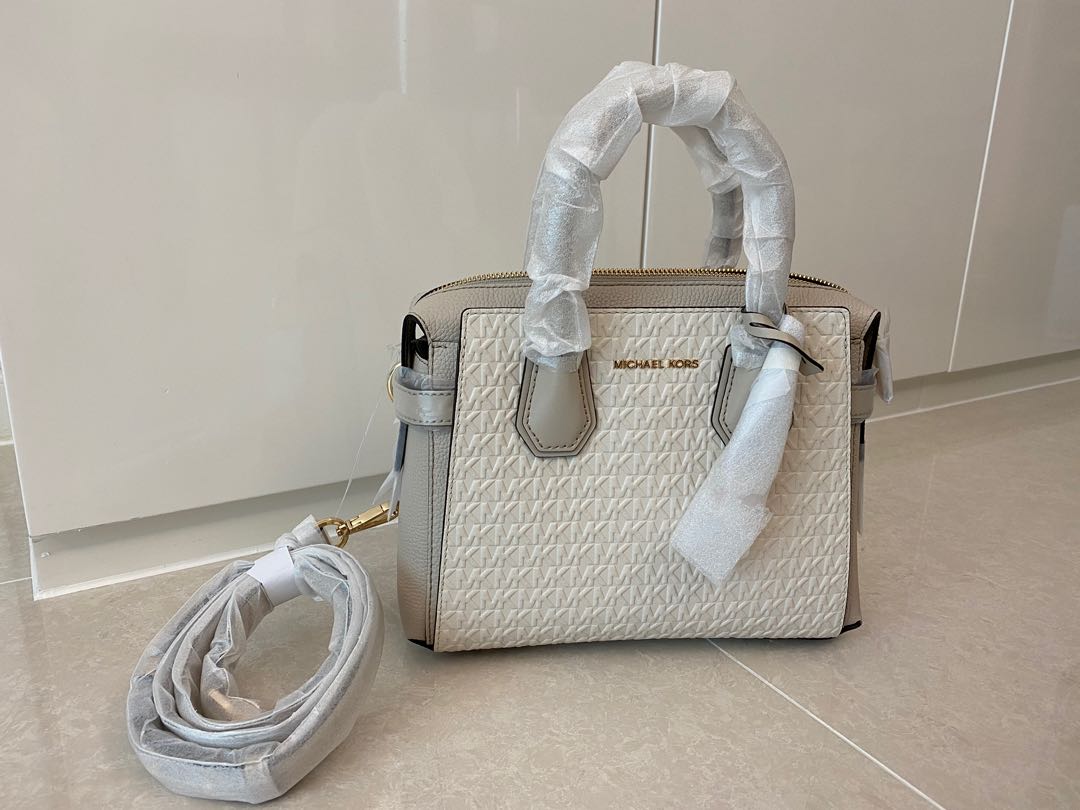 Mercer small logo belted satchel top