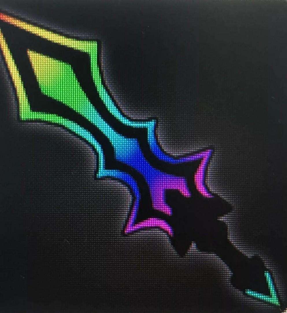 Mm2 Prismatic Godly Knife Toys Games Video Gaming Gaming Accessories On Carousell - mm2 normal knife roblox