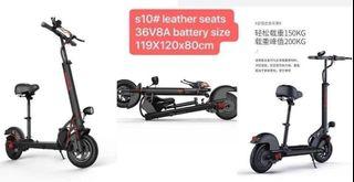 MOBER s10 ELECTRIC SCOOTER (upgraded and latest) with key anti theft device and  Dual Suspension