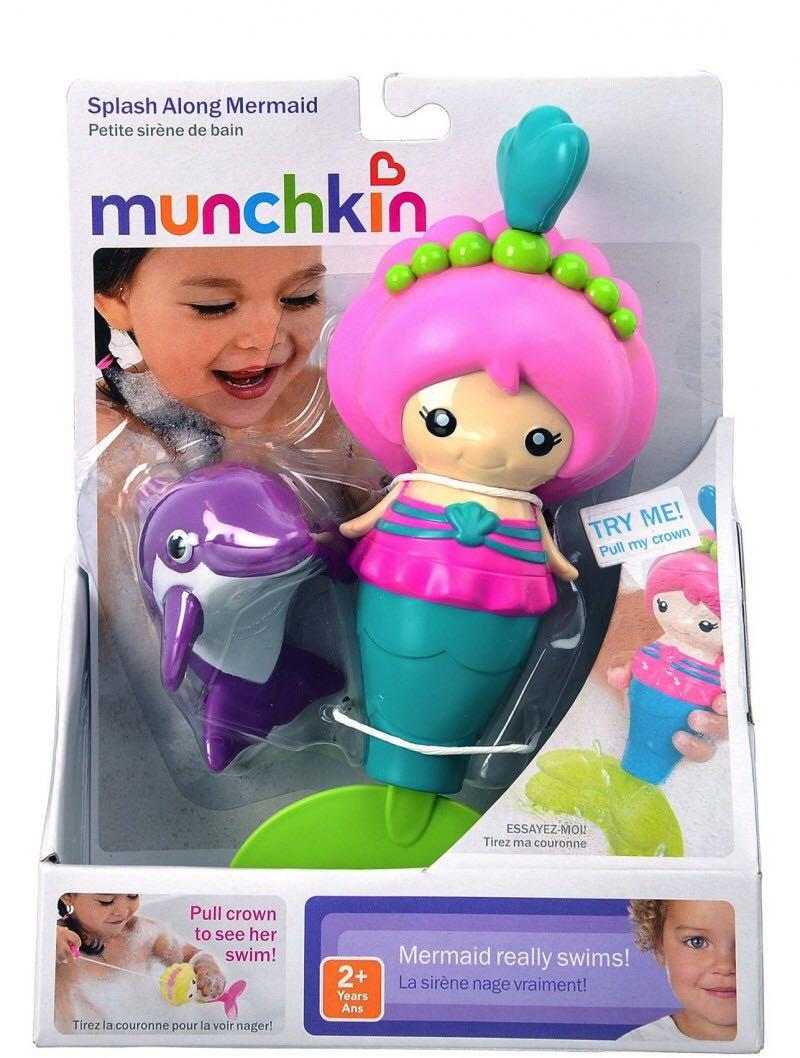 munchkin mermaid bath toy