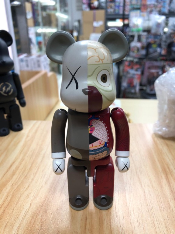 N)無盒有花有甩油有使用痕跡Medicom Toy Bearbrick Be@rbrick 200