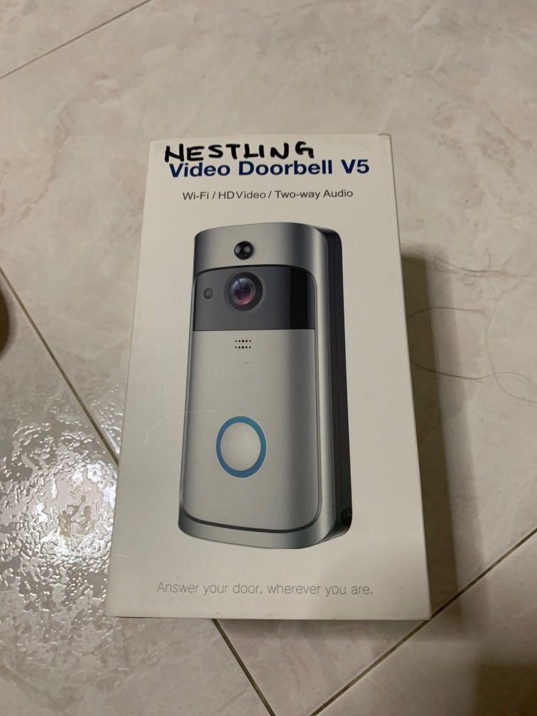 Nestling video doorbell V5, Furniture & Home Living, Security & Locks