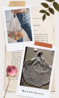 Net eco bag (Beige) fairycore cottagecore aesthetic