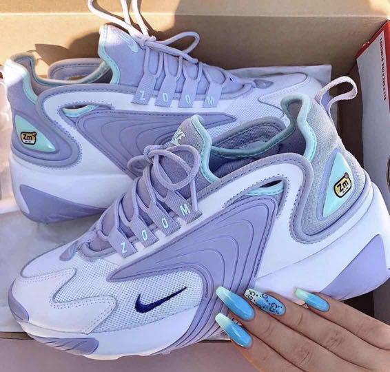 nike lilac zoom 2k sneakers