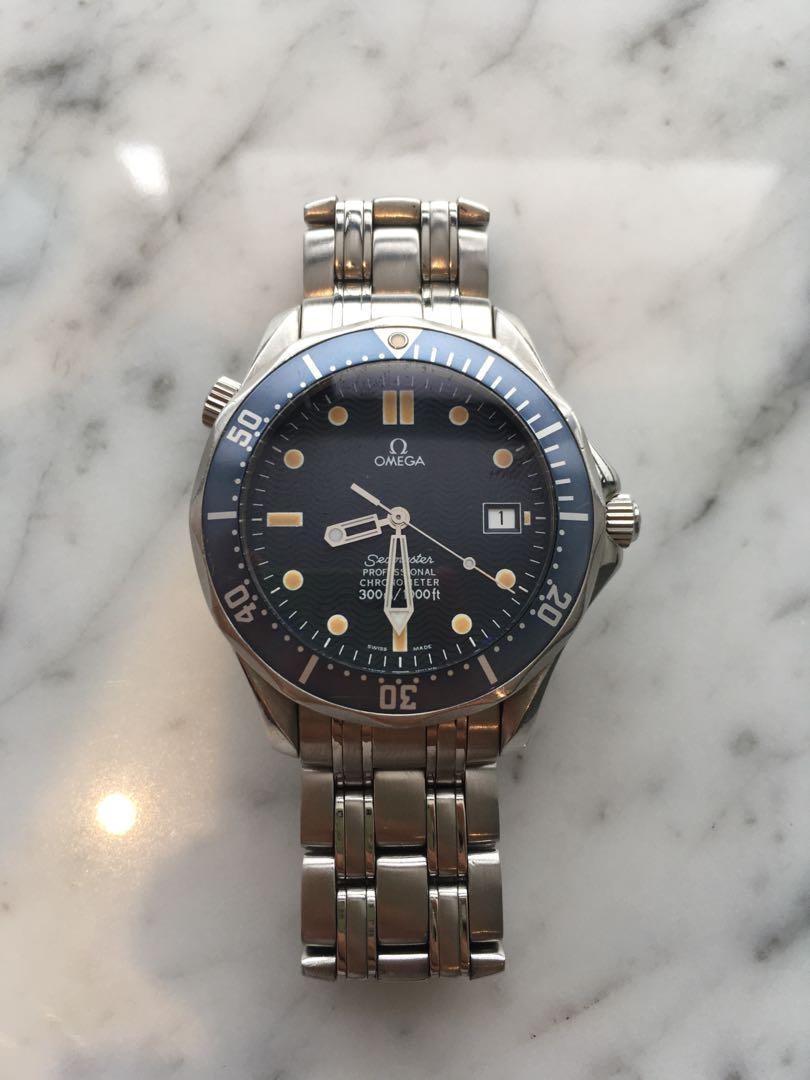 Omega Seamaster 2531 80 300m 2541 80 2254 50 James Bond 007 Goldeneye Pierce Brosnan Luxury Watches On Carousell The omega seamaster quartz professional. sgd