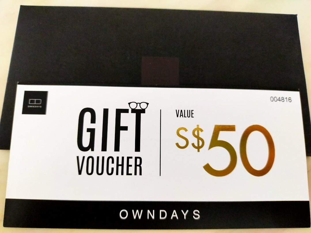 Owndays 50 Dollar Cash Voucher 20 Dollar Coupon 70 Total Can Use Together To Purchase Glasses Expiry 22 Dec 2020 Entertainment Gift Cards Vouchers On Carousell See more of owndays singapore on facebook. owndays 50 dollar cash voucher 20