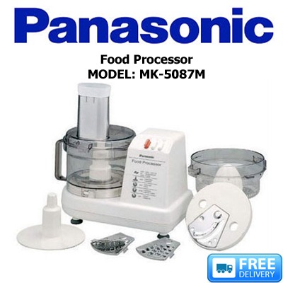 Panasonic Food Processor 250w 1 2l 5 Blades Citrus Press Model Mk 5087m Home Appliances Kitchenware On Carousell