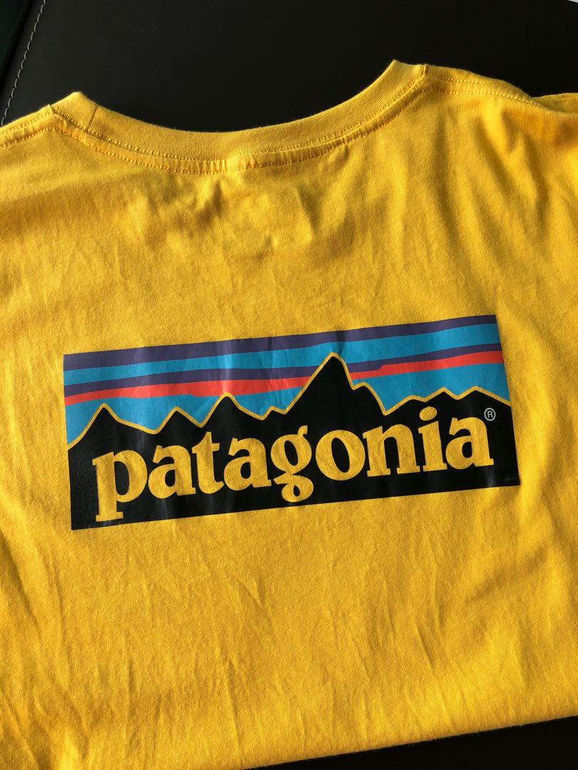 Patagonia yellow tee hotsell