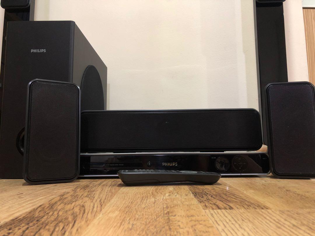 Philips DVD Home Theatre System HTS3366/98, Audio, Soundbars, Speakers