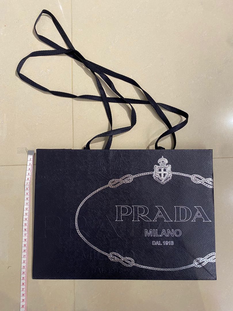 prada paper bag