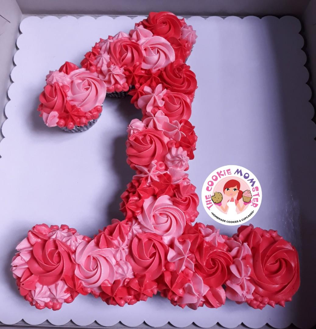 Number Cupcake Cake (2 Dz) – Storybook Bakery