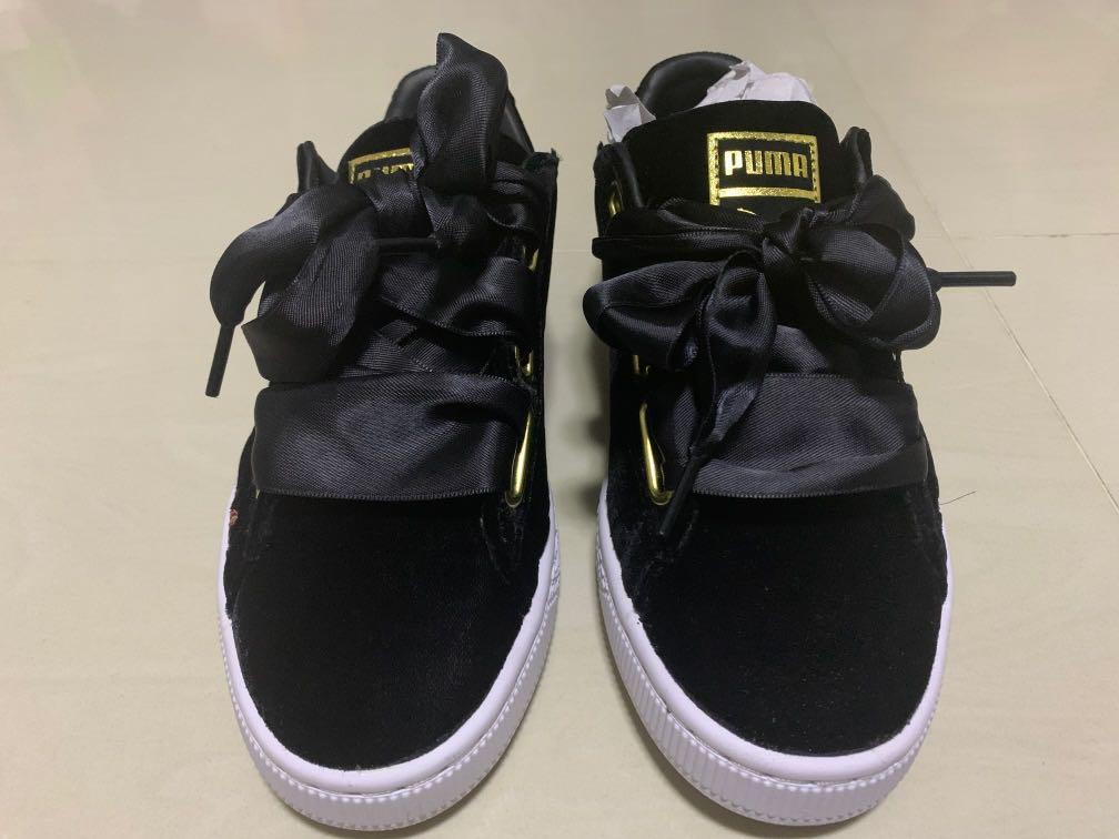 Puma Basket Heart Embroidery Women s Trainer