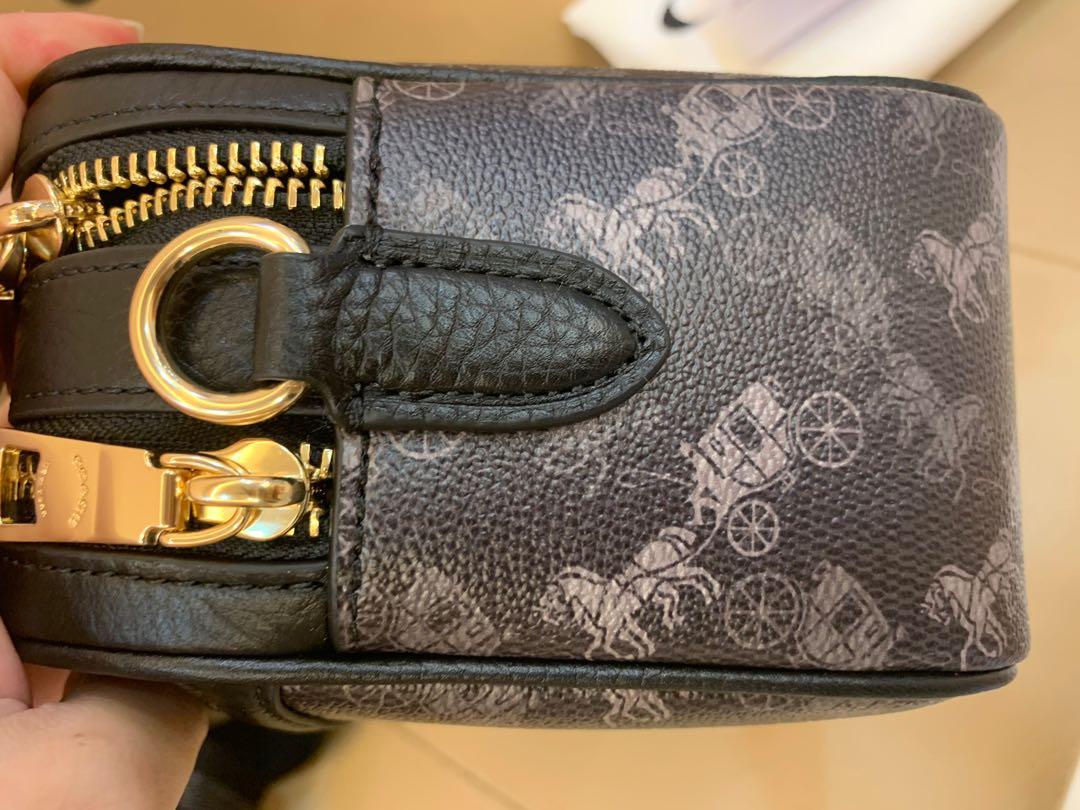 Ready Stock authentic coach unisex 91109 Jes crossbody with horse