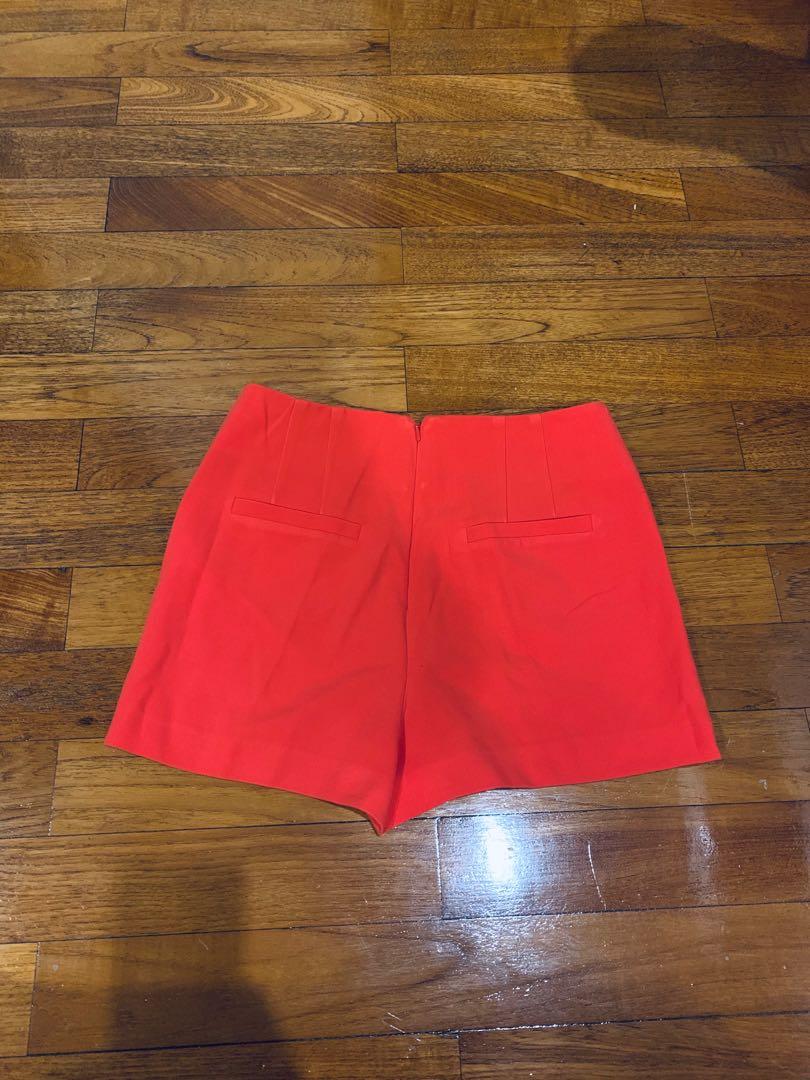 Retro Red Button Shorts F21, Women's