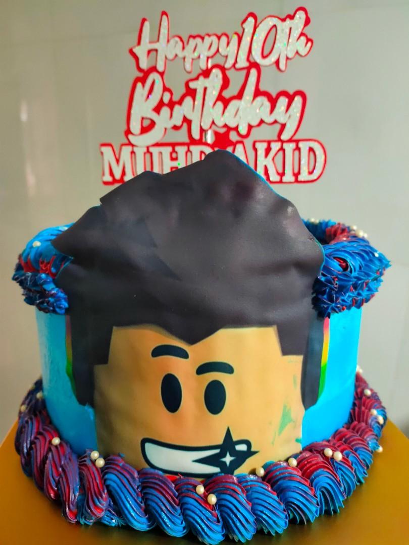 Roblox Birthday Cake Food Drinks Baked Goods On Carousell - 12th birthday cake hat code for roblox