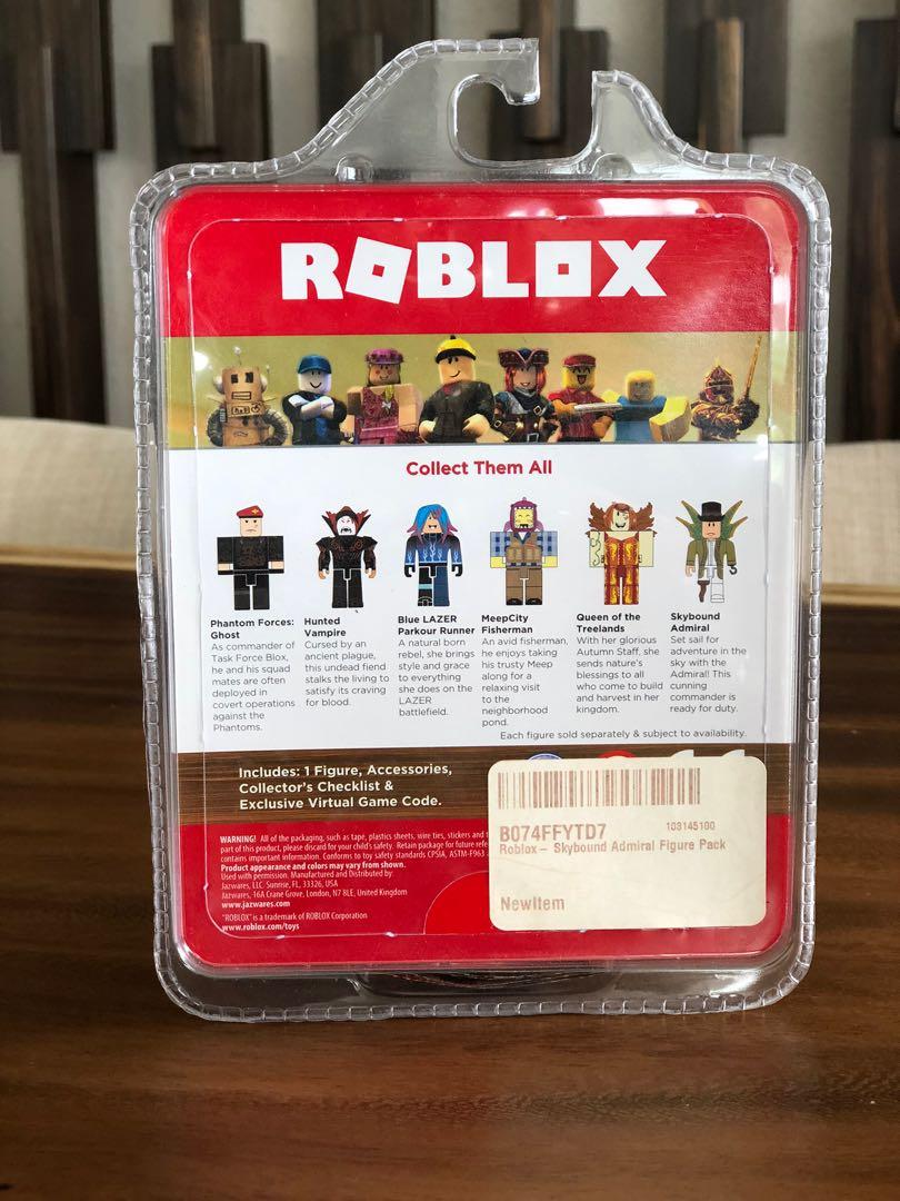 Roblox Skybound Admiral Toys Games Bricks Figurines On Carousell - roblox skybound admiral series 2 exclusive virtual item code