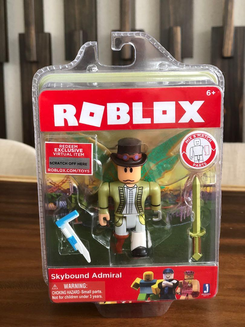 Roblox Skybound Admiral Toys Games Bricks Figurines On Carousell - roblox skybound admiral series 2 exclusive virtual item code