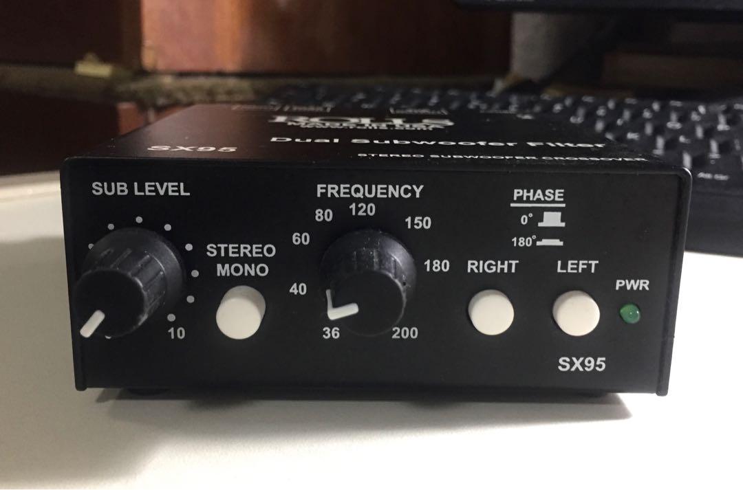 Rolls SX95 dual subwoofer filter, Audio, Other Audio Equipment on Carousell