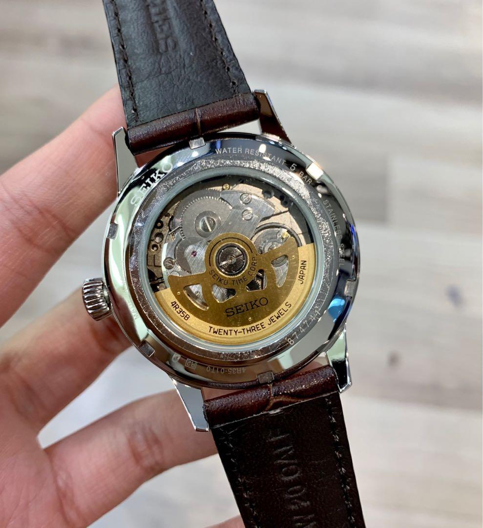Seiko Presage SRPC99J1 Cocktail Golden Champagne Men s Fashion