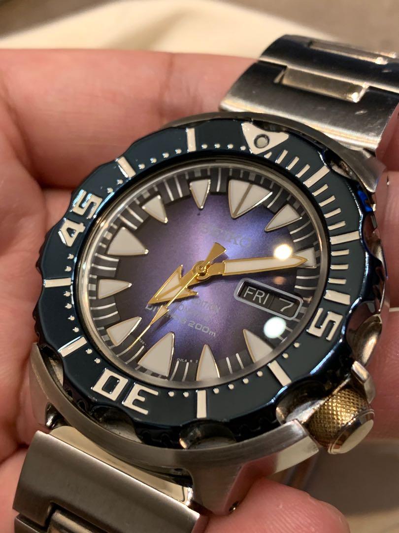 Seiko SRP461 Limited Edition Blue Monster Super Rare Luxury