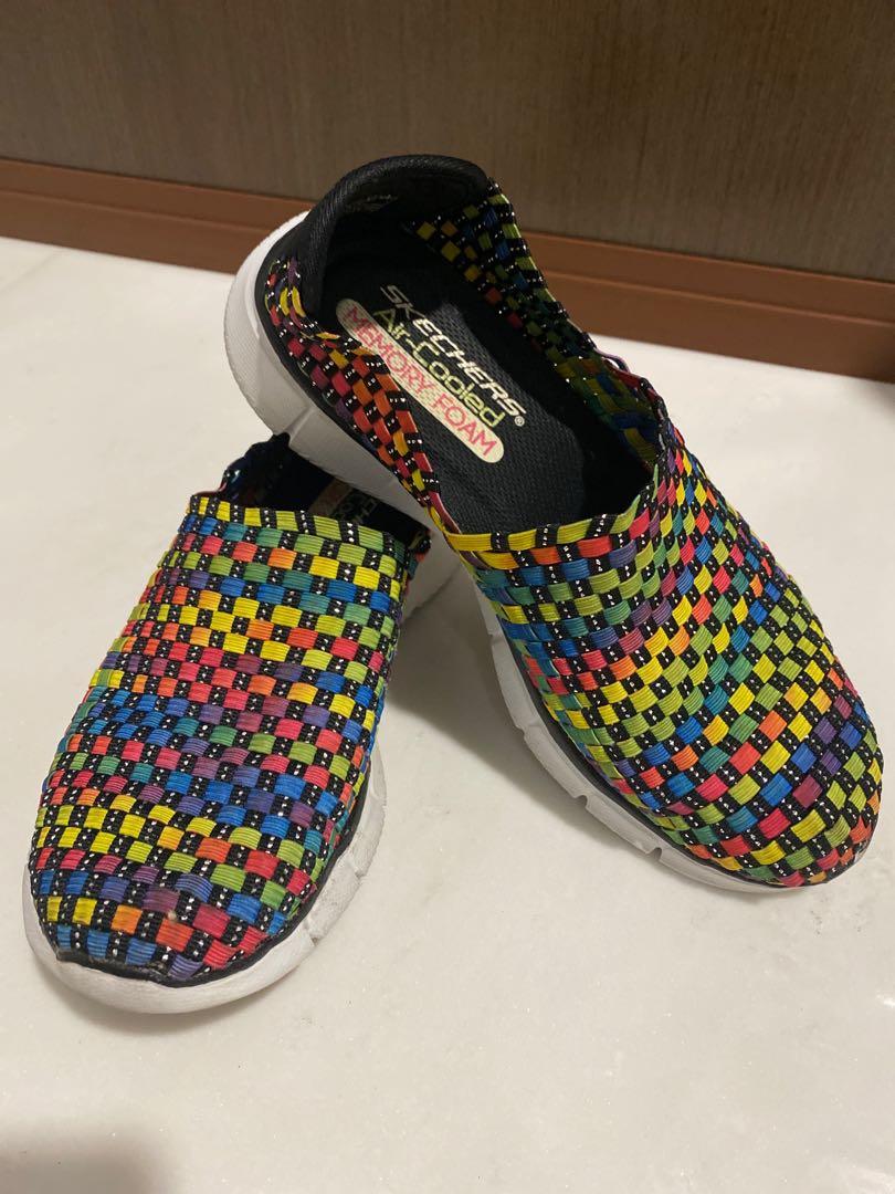 skechers rainbow sneakers