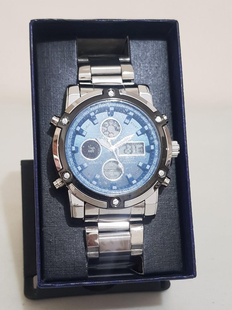 Stauer Blue Stone Chronograph