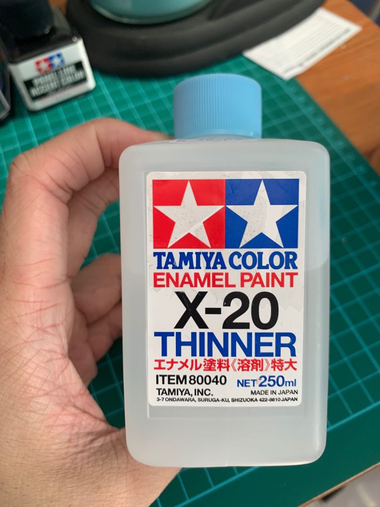 Tamiya enamel paint x20 Thinner, Hobbies & Toys, Toys & Games on Carousell