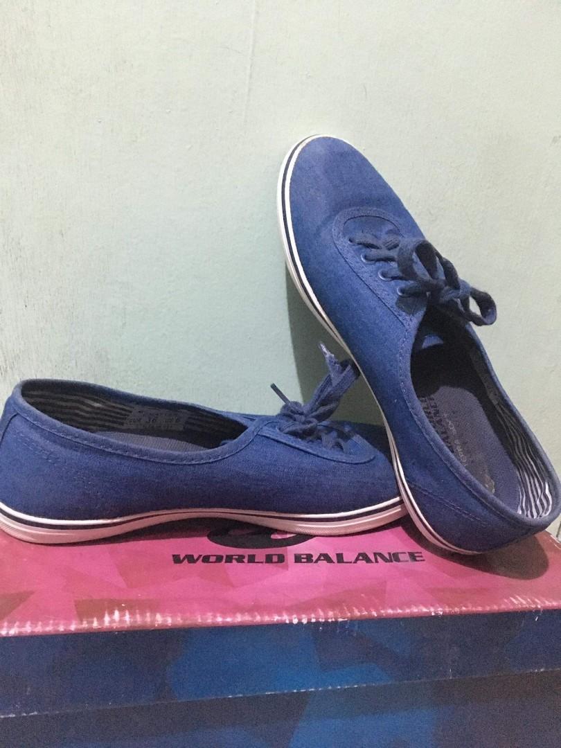 women's blue denim shoes