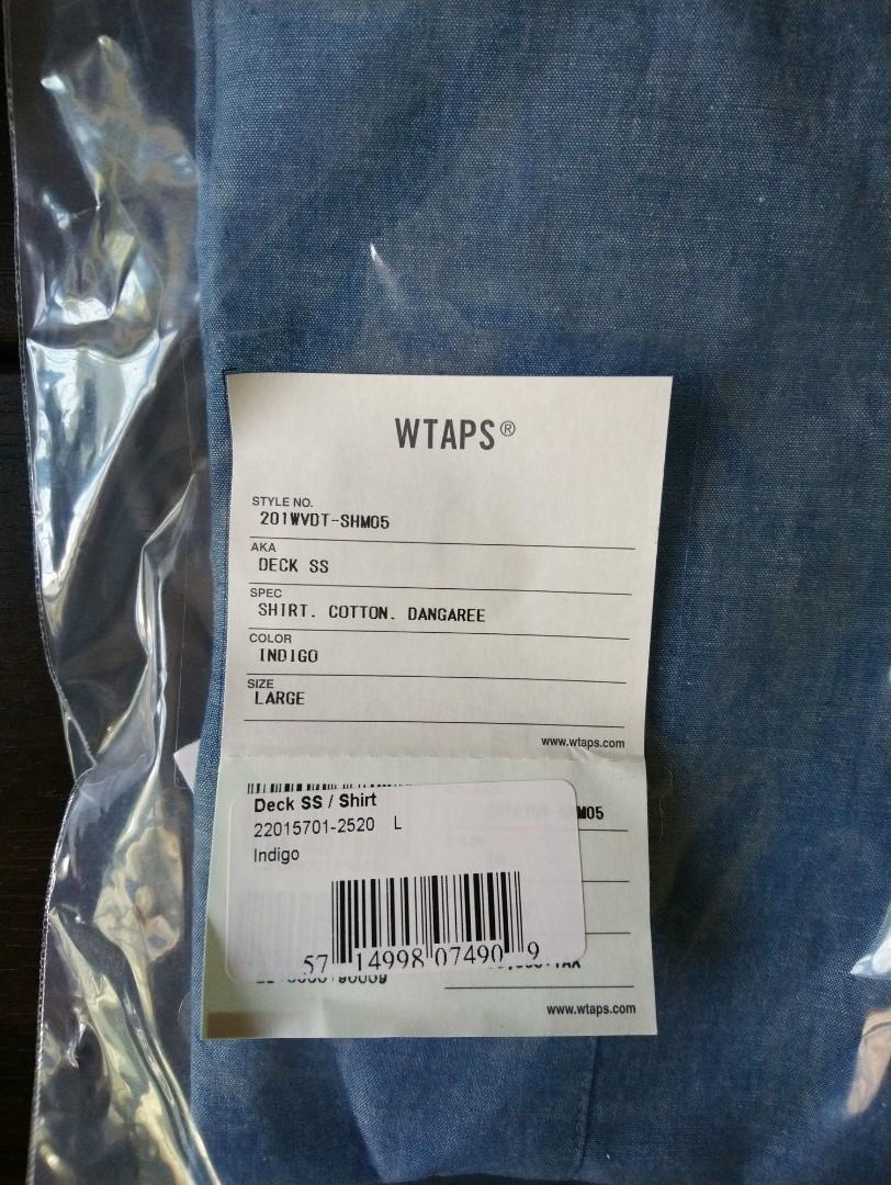 Wtaps Deck SS Shirt size L brand new $1,900, 男裝, 外套及戶外衣服
