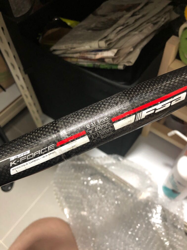 WTS FSA K force carbon handlebar Sports Equipment Bicycles