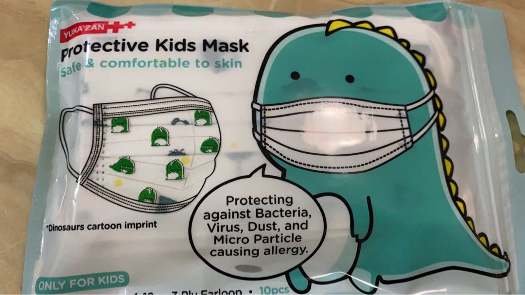 Yuka Zan Kids Mask 10 Pieces Health Beauty Perfumes Nail Care Others On Carousell