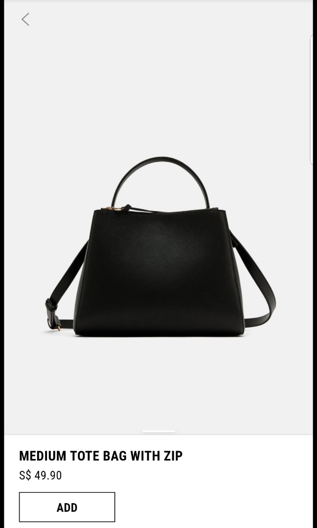 Medium tote bag zara shop