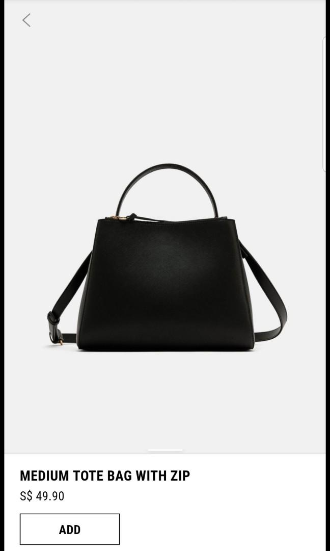 Medium tote bag zara shop