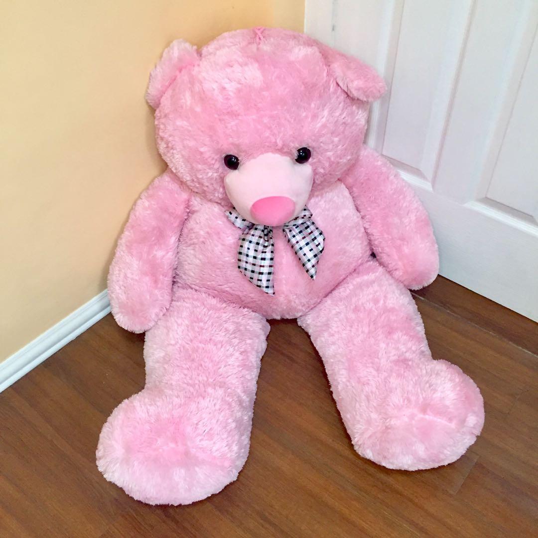 pink giant teddy bear