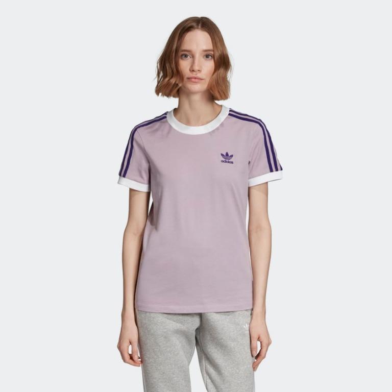 adidas 3 stripe shirt womens