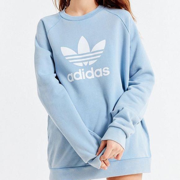 Adidas Baby Blue Sweatshirt, Men's 
