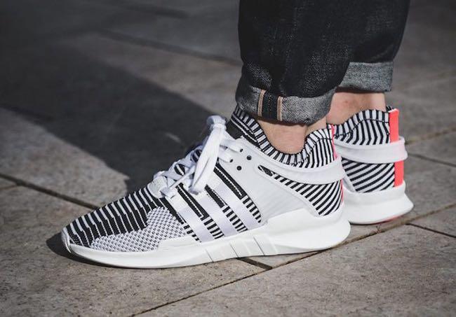 Adidas eqt support adv primeknit zebra discount