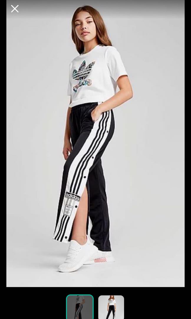 Adidas Popper Pants, Women's Fashion, Bottoms, Other Bottoms on Carousell