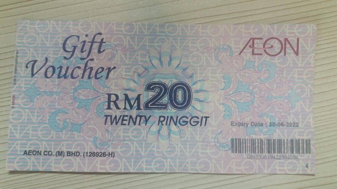 Aeon Voucher Tickets Vouchers Gift Cards Vouchers On Carousell